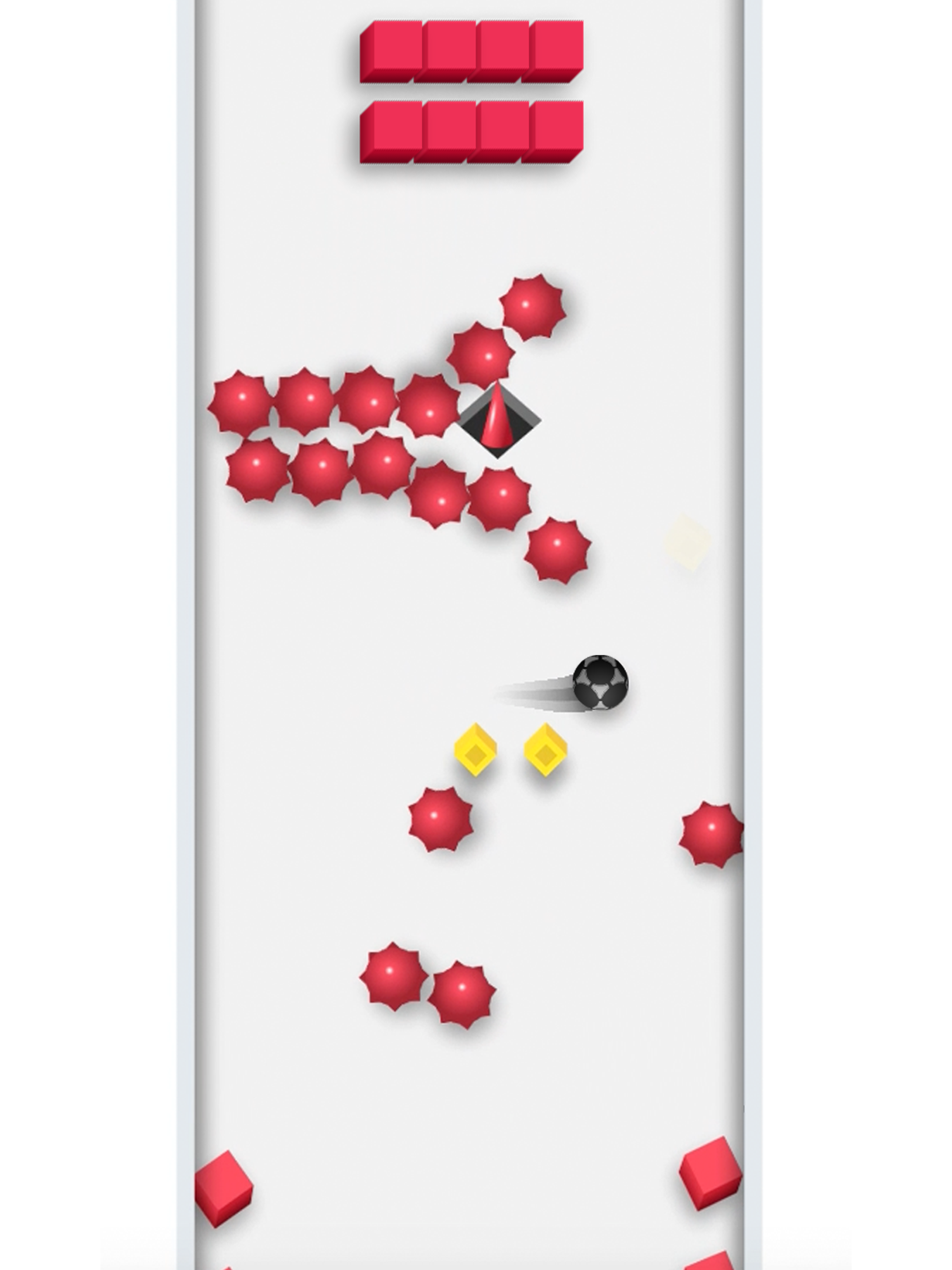 Color Bump 3D Balls - Avoid Red Balls Game Screenshot