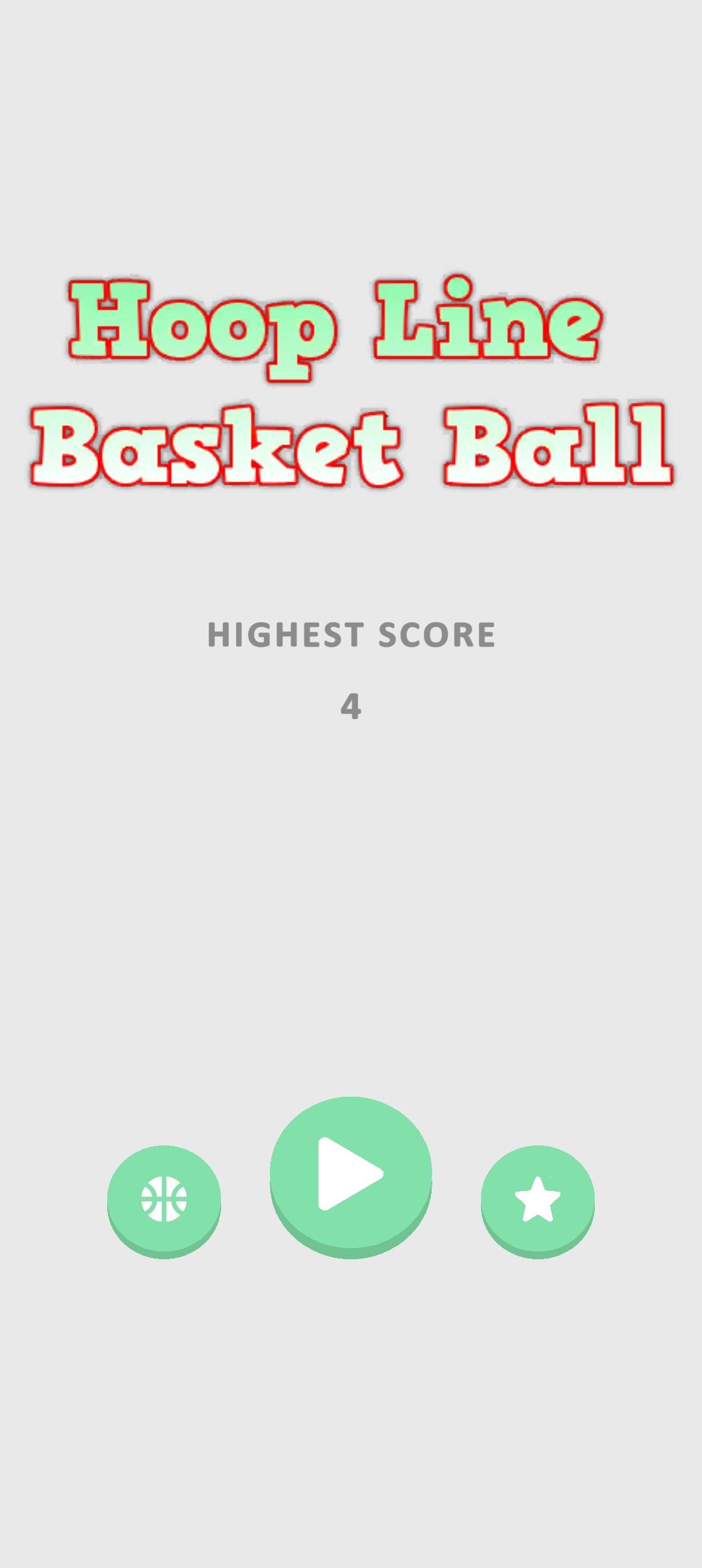 Hoop Line Basket Ball Dunk Game Screenshot