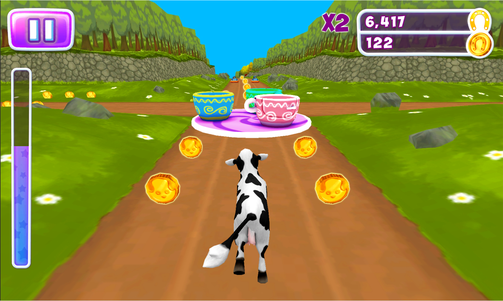 Pet Runner Dog Run Farm Game Game Screenshot