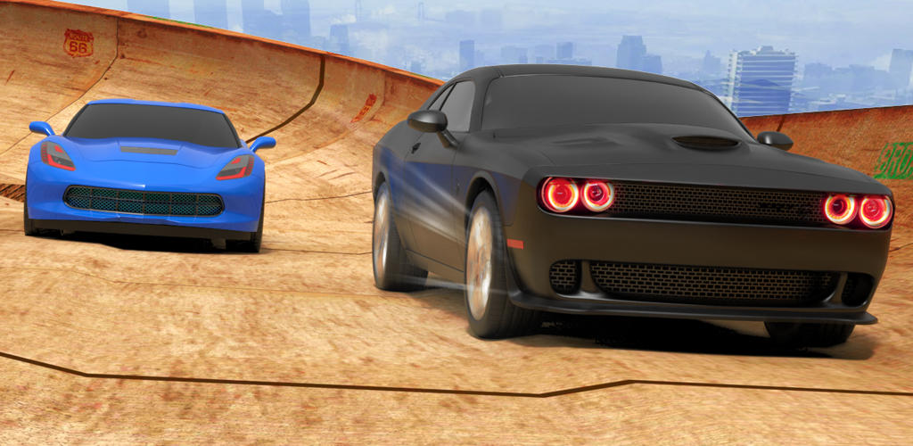 Juegos de Carros - Muscle Car Stunts Mega Ramps - Acrobacias de