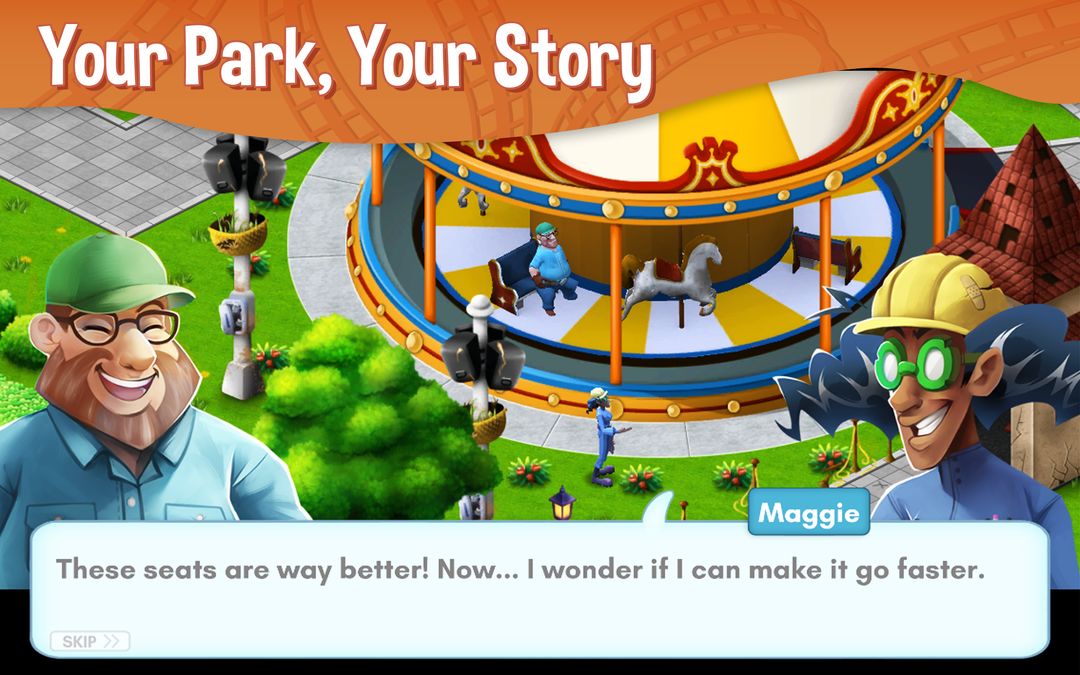 RollerCoaster Tycoon® Story screenshot game