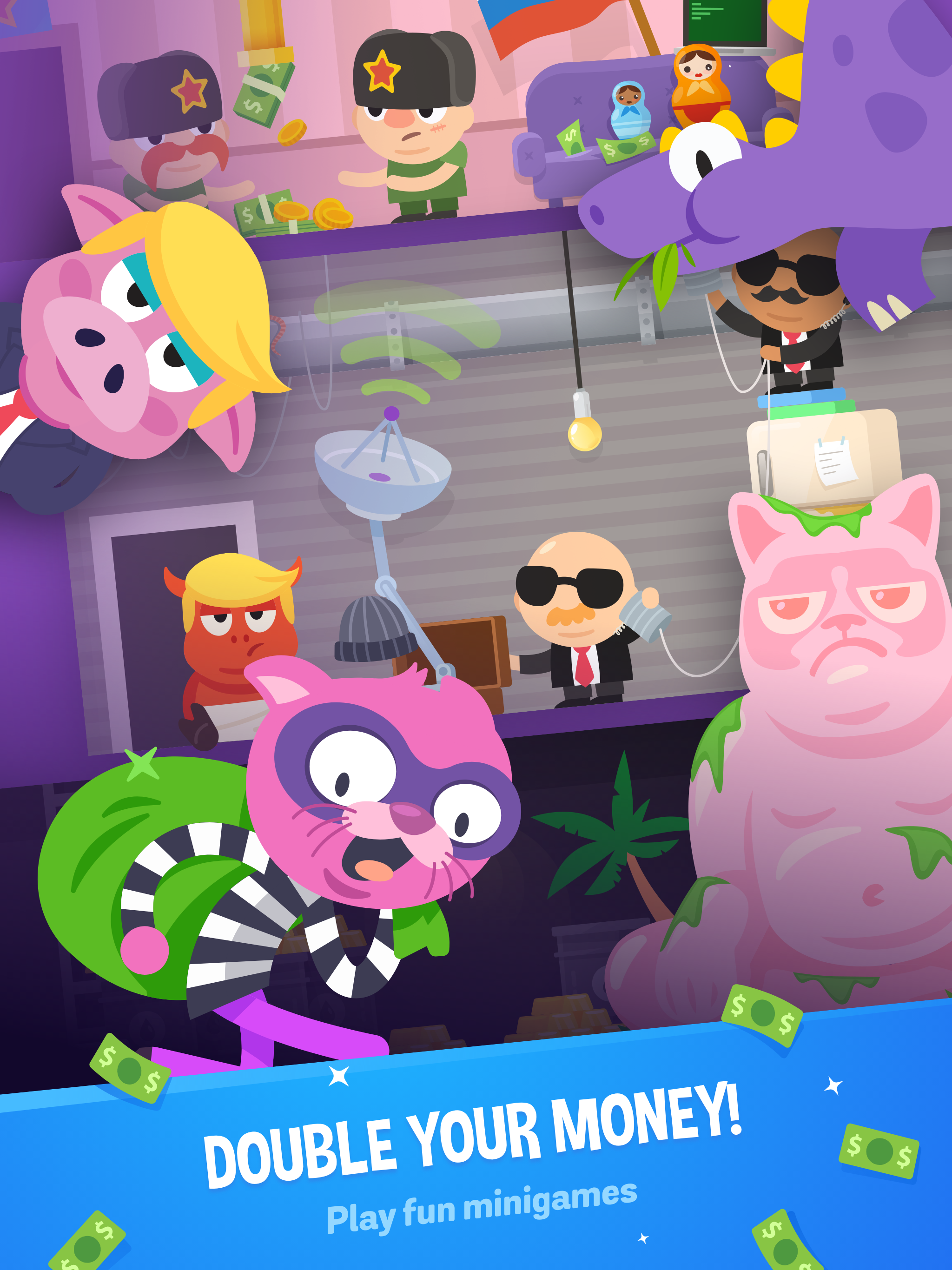 Make It Rain The Love of Money Game Screenshot