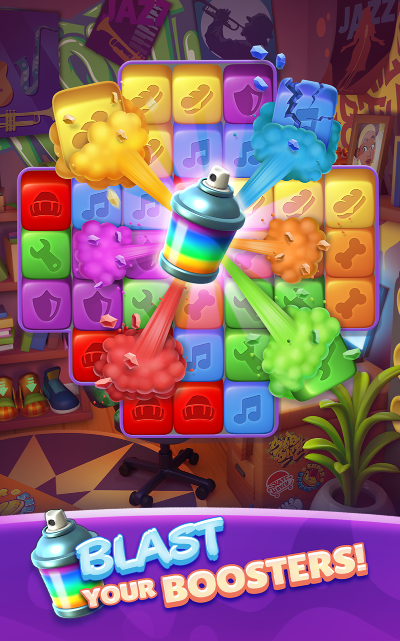 Subway Surfers Blast Game Screenshot