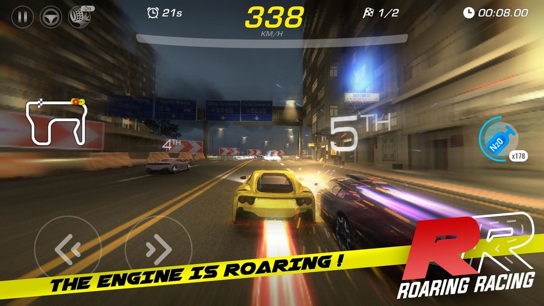 Screenshot of Roaring Racing