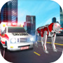 US Ambulance Transform Robot Rescue Dog Robot game
