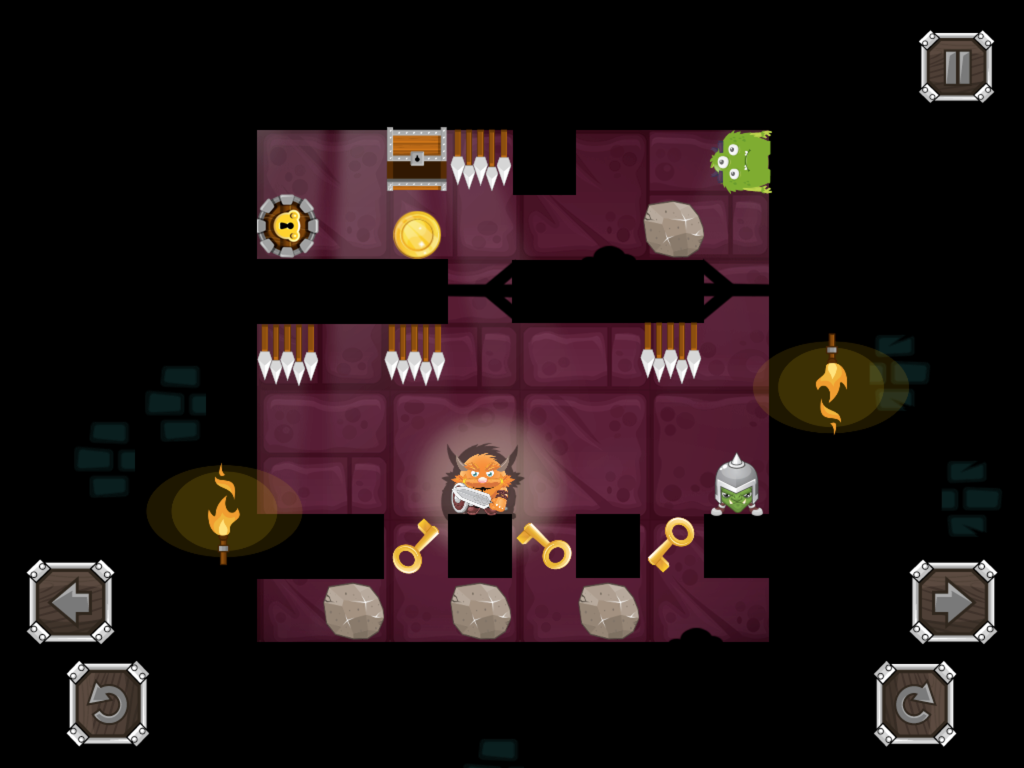Moe Monstrum: Dungeon Escape Game Screenshot