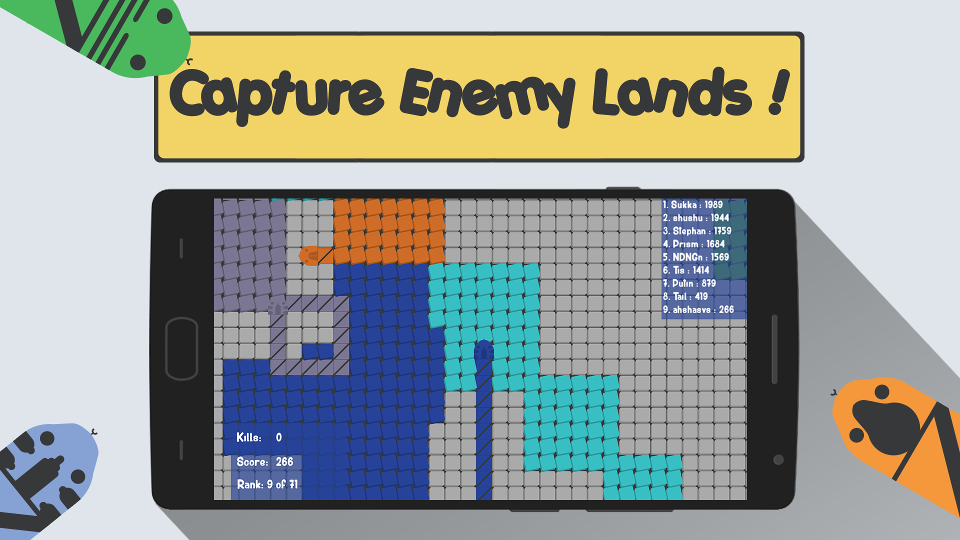 Splits.io - Splix Snake Game ภาพหน้าจอเกม