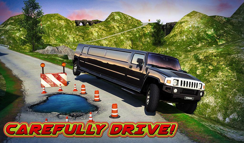 Screenshot of Offroad Hill Limo Driving 3D
