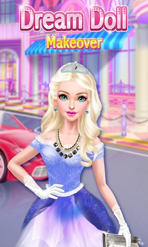 Screenshot of Dream Doll Makeover Girls Game