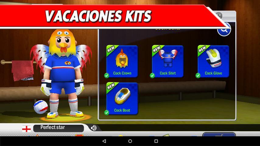 Captura de Pantalla del Juego Perfect Kick - fútbol