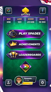 Spades 게임 스크린샷