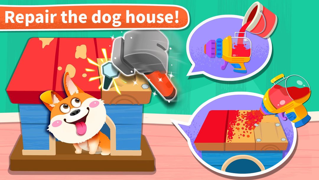 Screenshot of Baby Panda' s House Cleaning