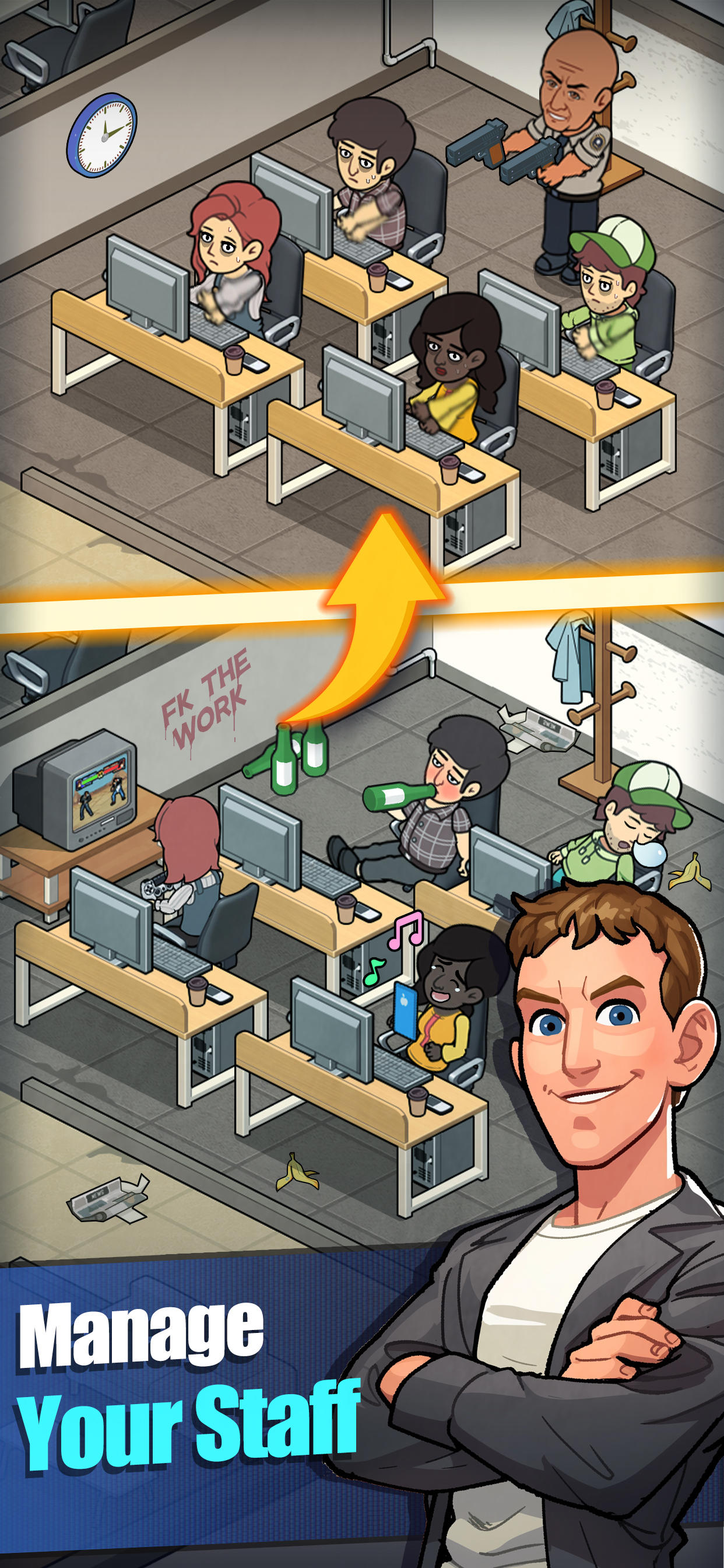 Idle Internet Tycoon－BOSS Game Game Screenshot
