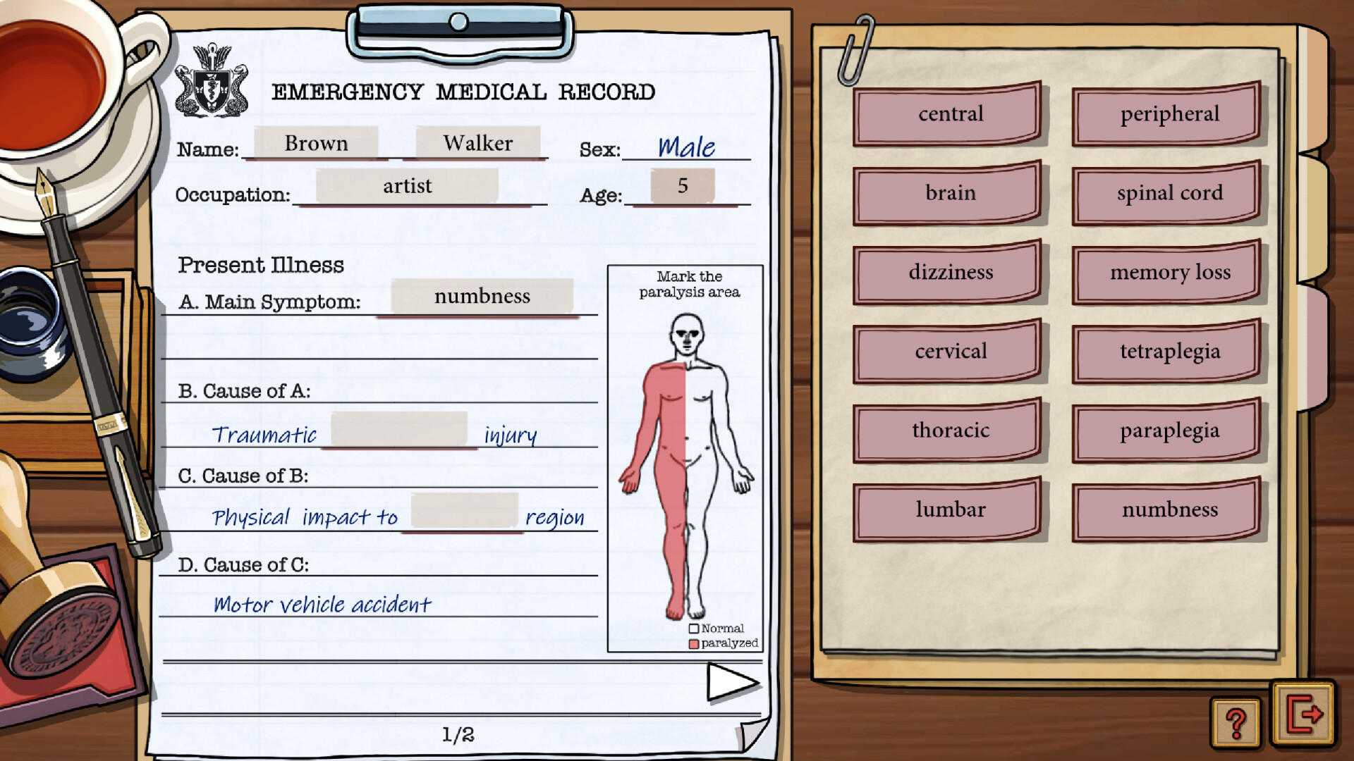 Death at Fleming Manor Game Screenshot