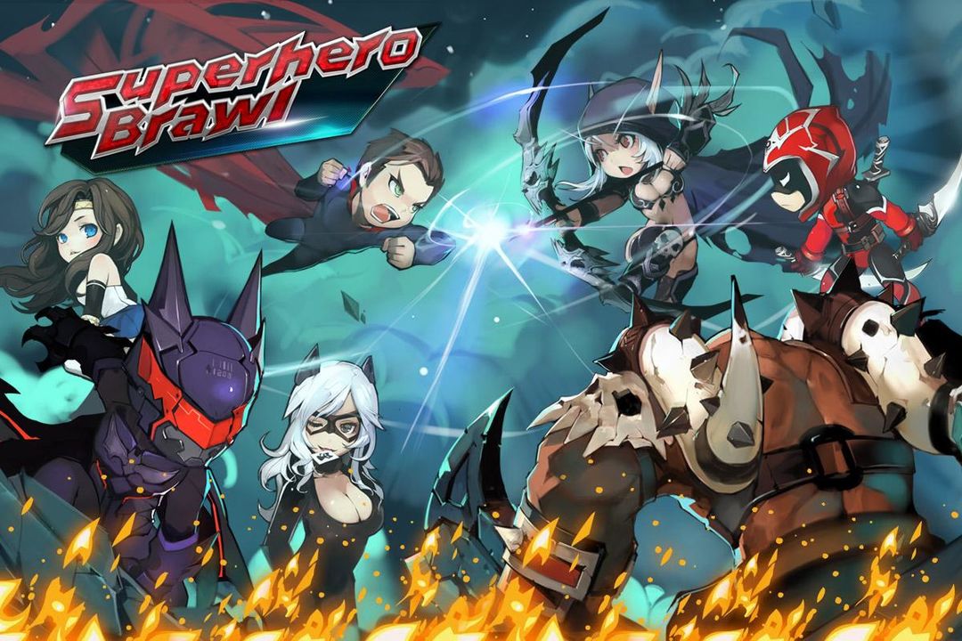 Screenshot of Superhero Brawl