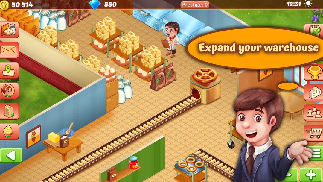 Idle Sweet Bakery - Cakes Factory screenshot game