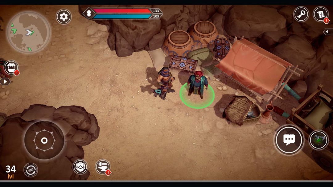 Exile: Wasteland Survival RPG ภาพหน้าจอเกม