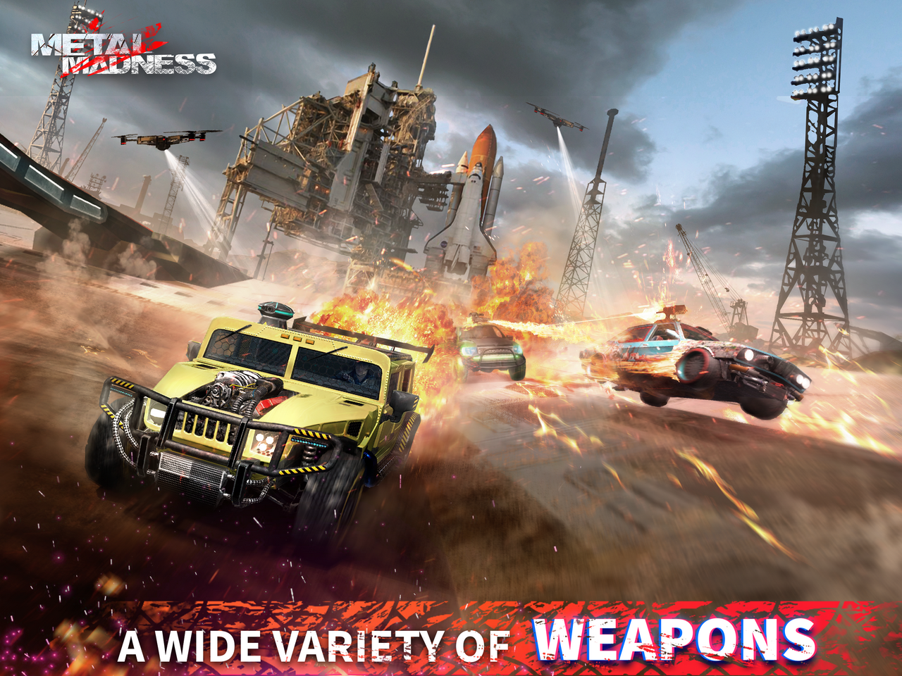 METAL MADNESS PvP: Car Shooter Game Screenshot