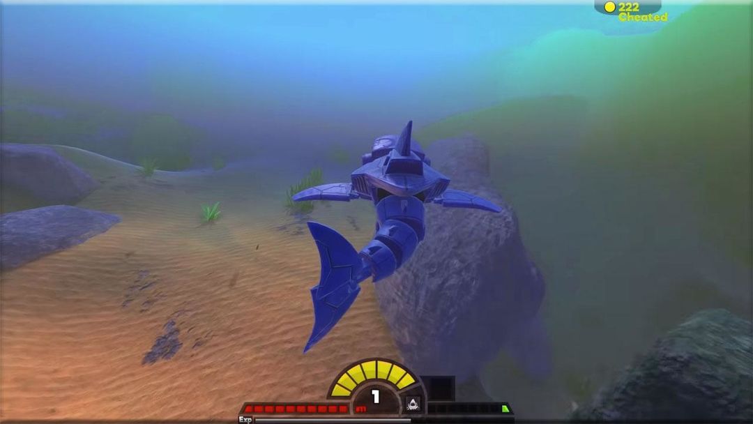 Screenshot of Feed grow Robot shark fish simulator