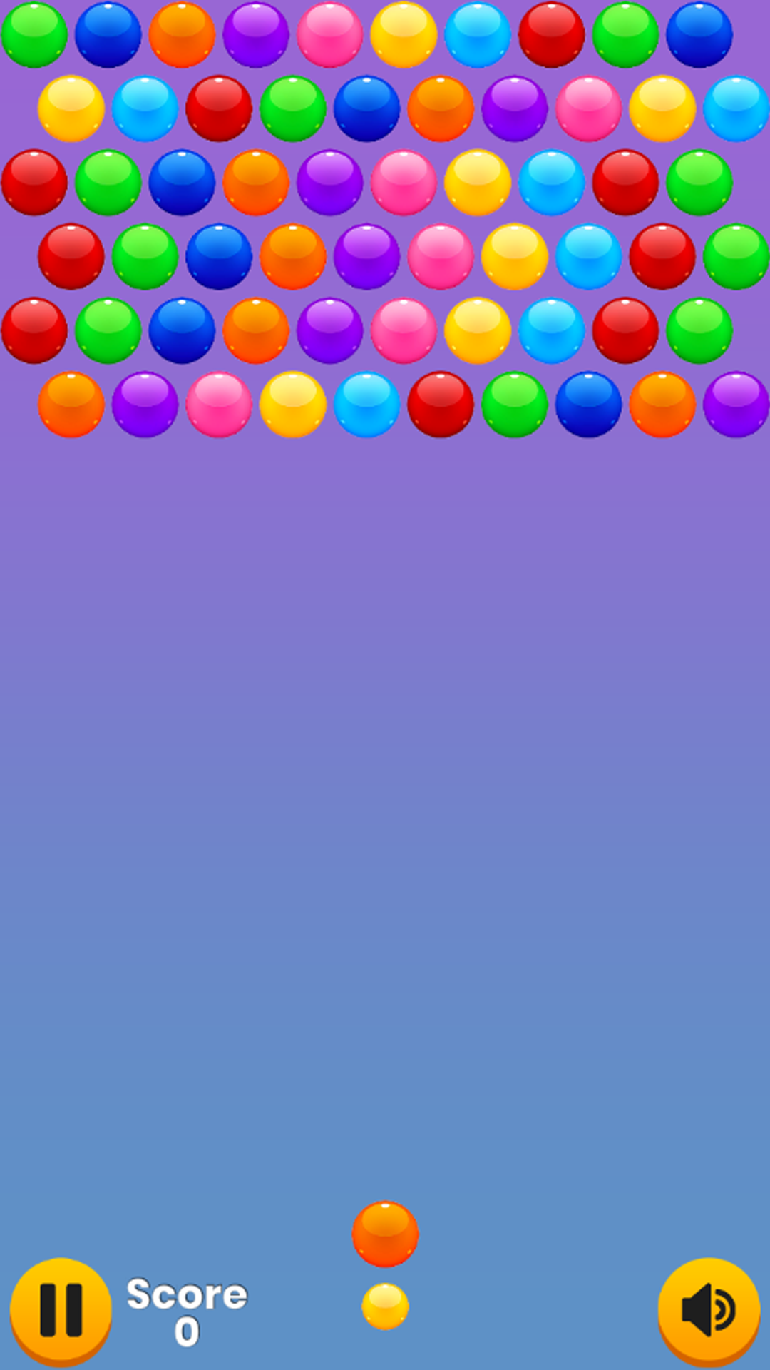 Cuplikan Layar Game Bubble Shooter