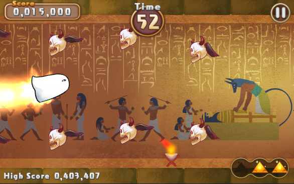 Flying Mr. Medjed Game Screenshot