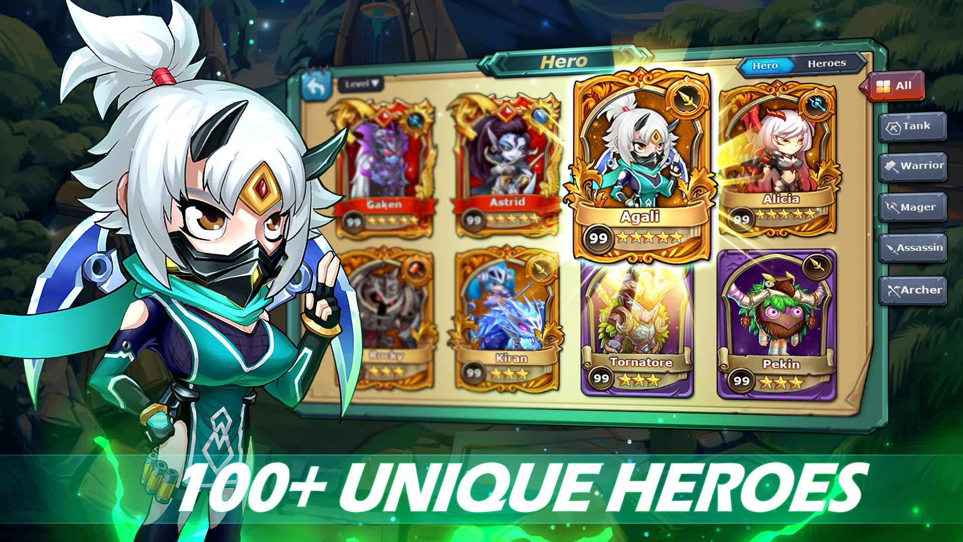 Runelords Arena: Turn-based Tactics Idle Hero RPG Game Screenshot