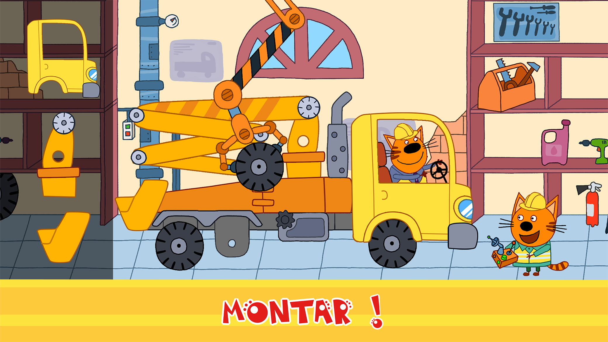 Captura de Tela do Jogo Kid-E-Cats Carros para criança