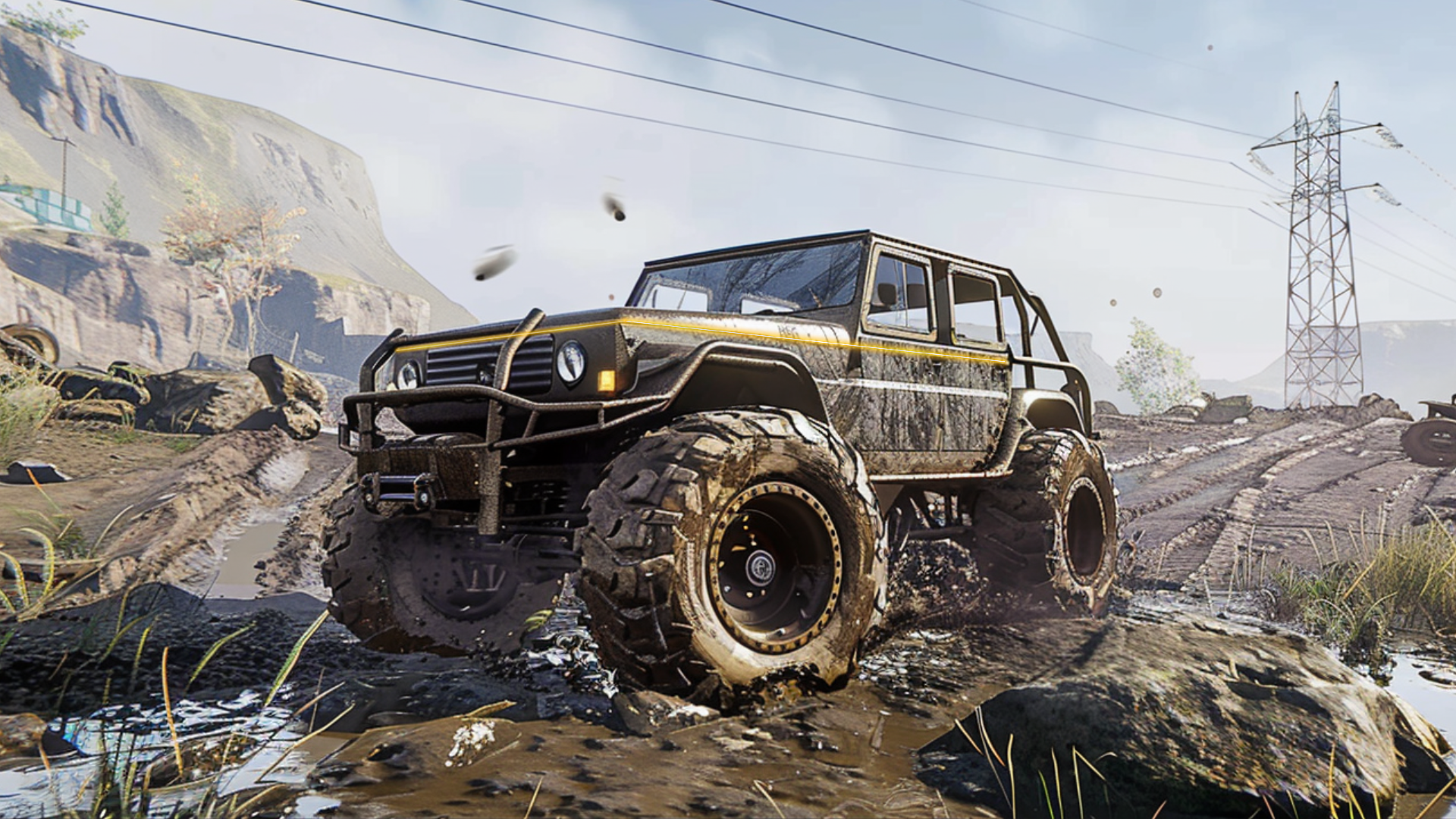 Monster Truck Mud Games Game Screenshot