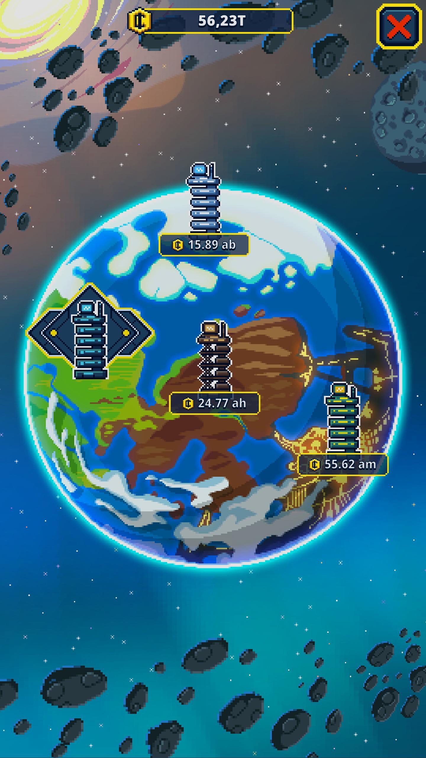 Idle Space Manager Game Screenshot