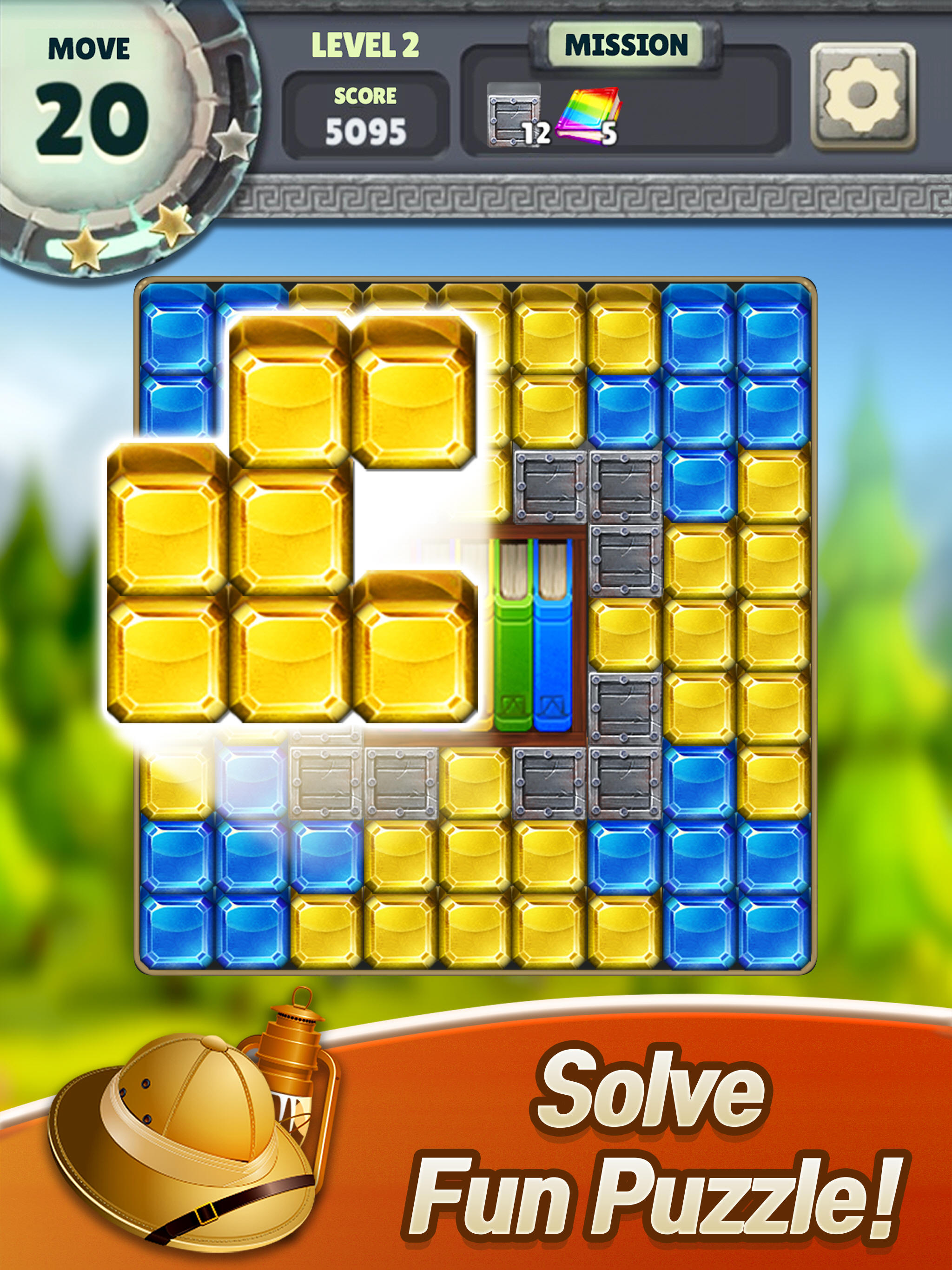 Jewel Blast : Temple Game Screenshot