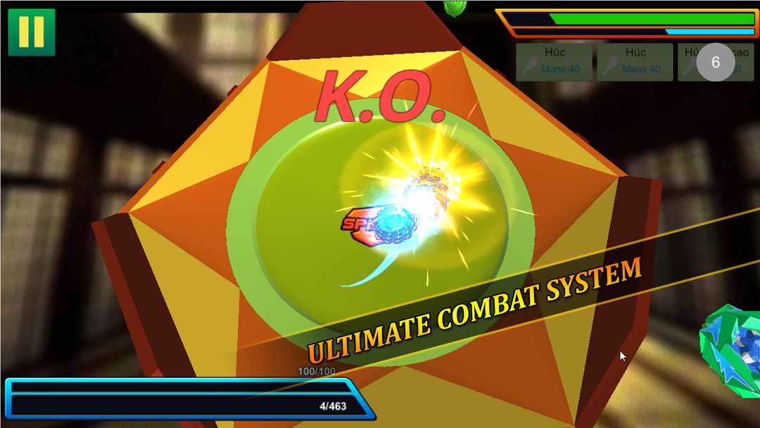 Screenshot of Spin Top Fighter: Beyblade Revolution