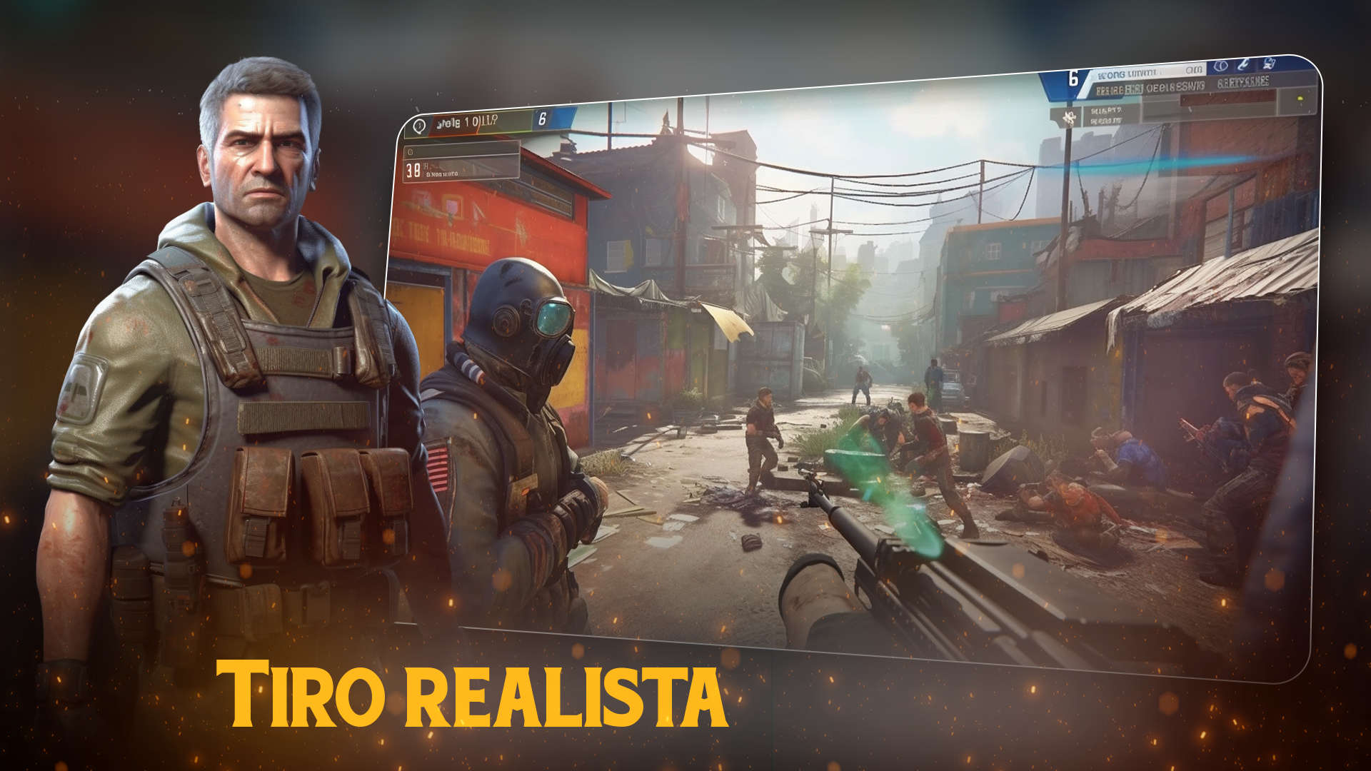 Captura de Tela do Jogo FPS Shooter・Gun Shooting Games