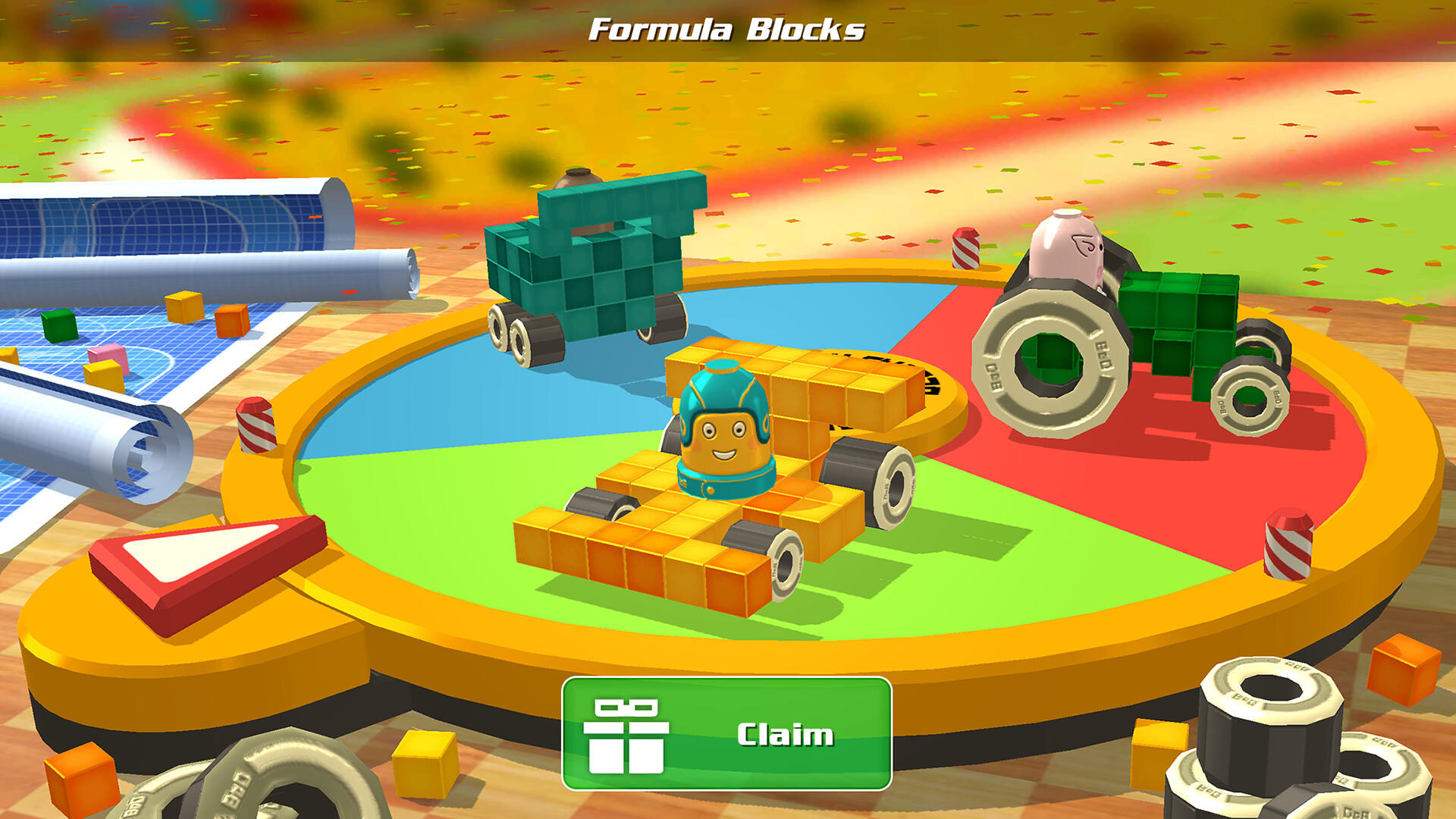 Pixel Car Racing: Blocky Crash遊戲截圖