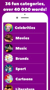 Hands up Heads up & charades Game Screenshot