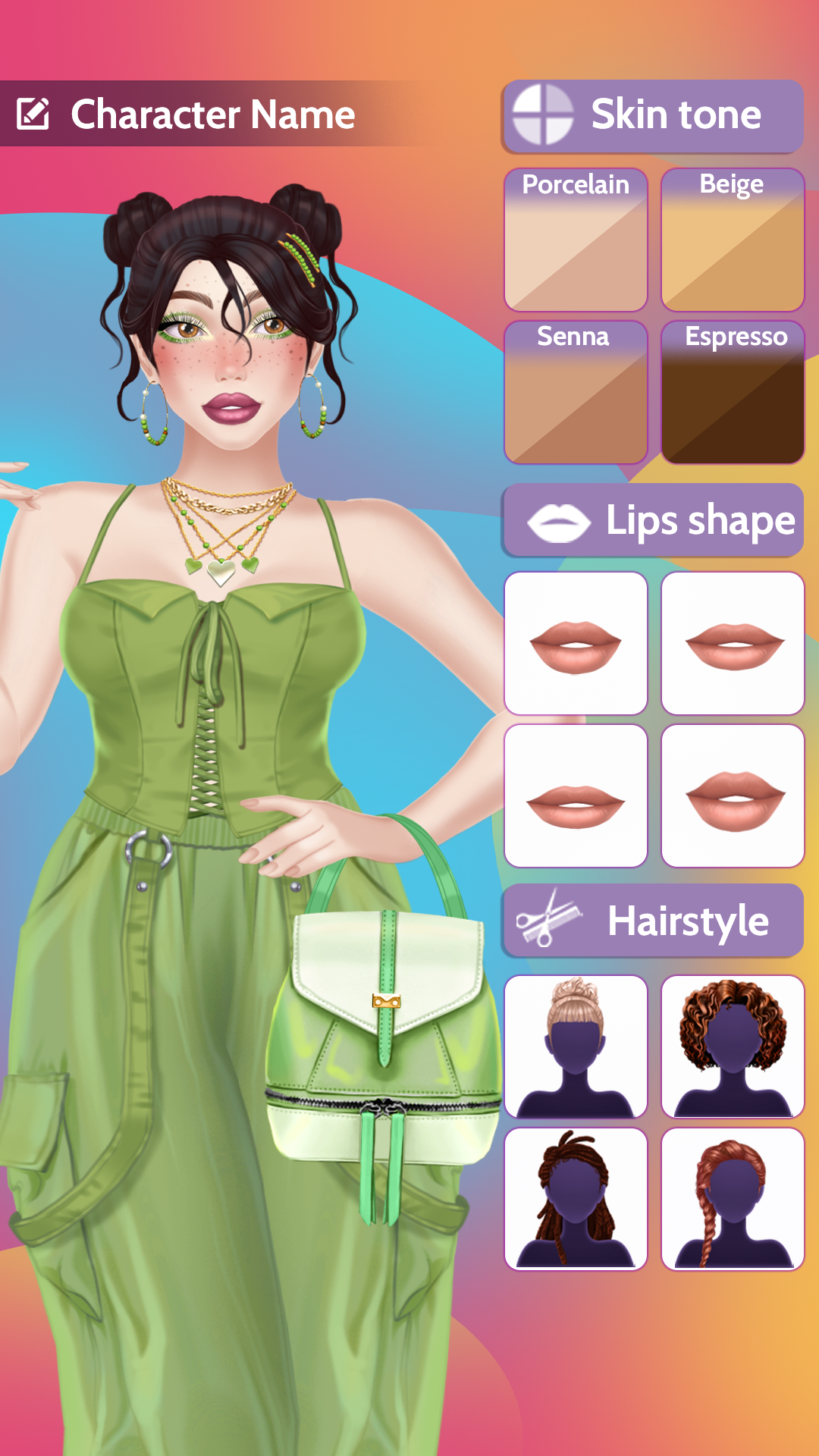 Emoji Dress Up Game Game Screenshot