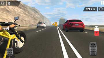 Traffic Speed Moto 3D Game Screenshot