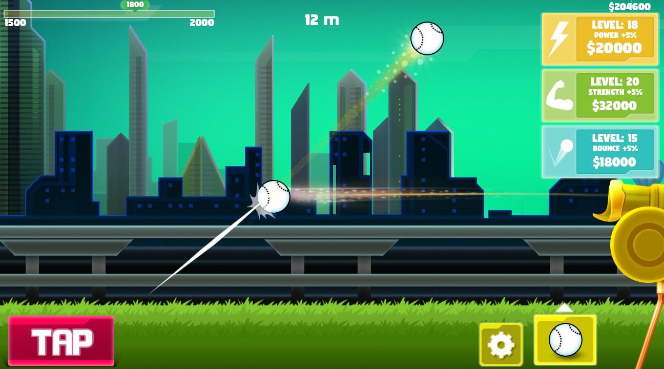 Screenshot of Flick Hit Baseball : Home Run