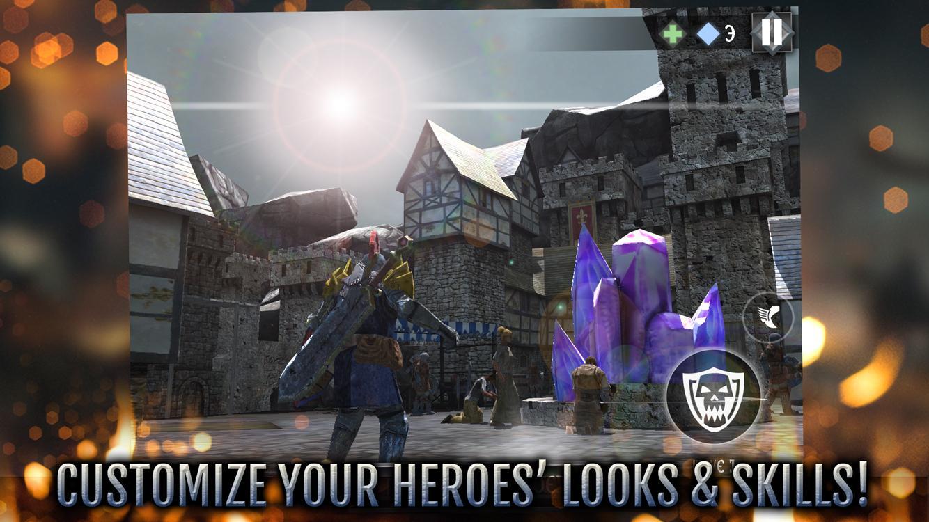 Cuplikan Layar Game Heroes and Castles 2: Premium