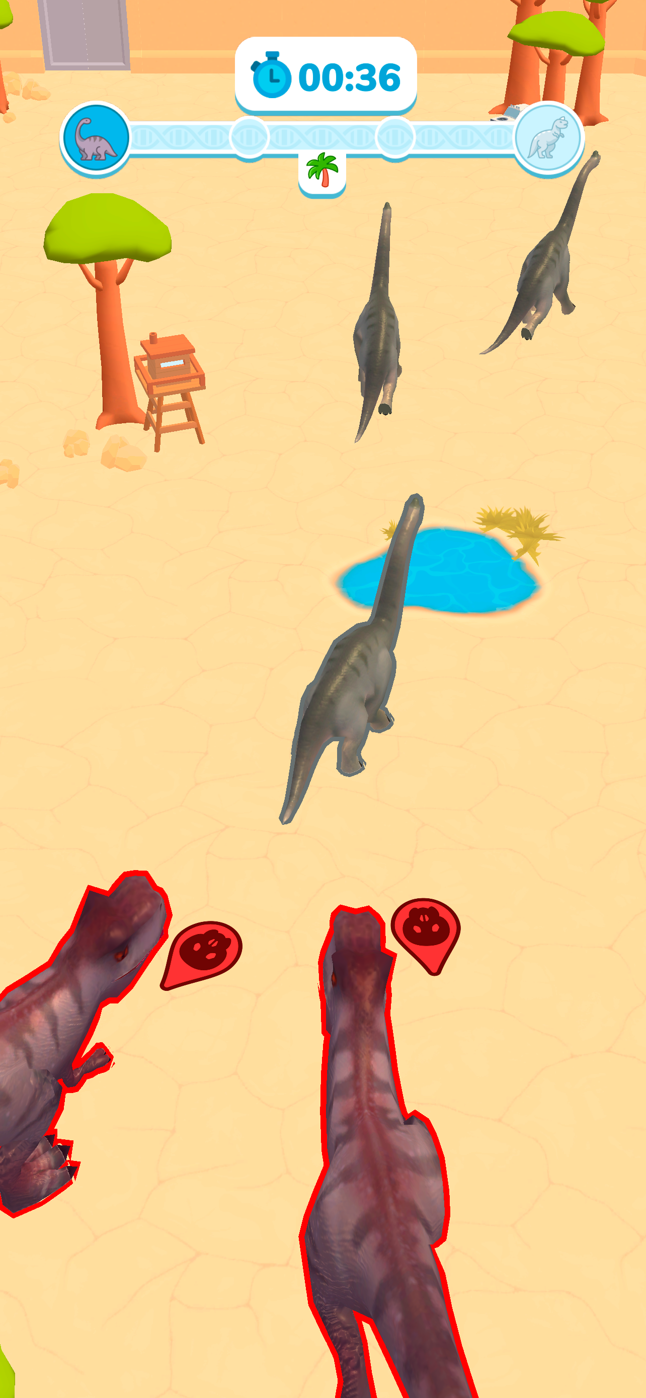 Dino Evolution 3D Game Screenshot