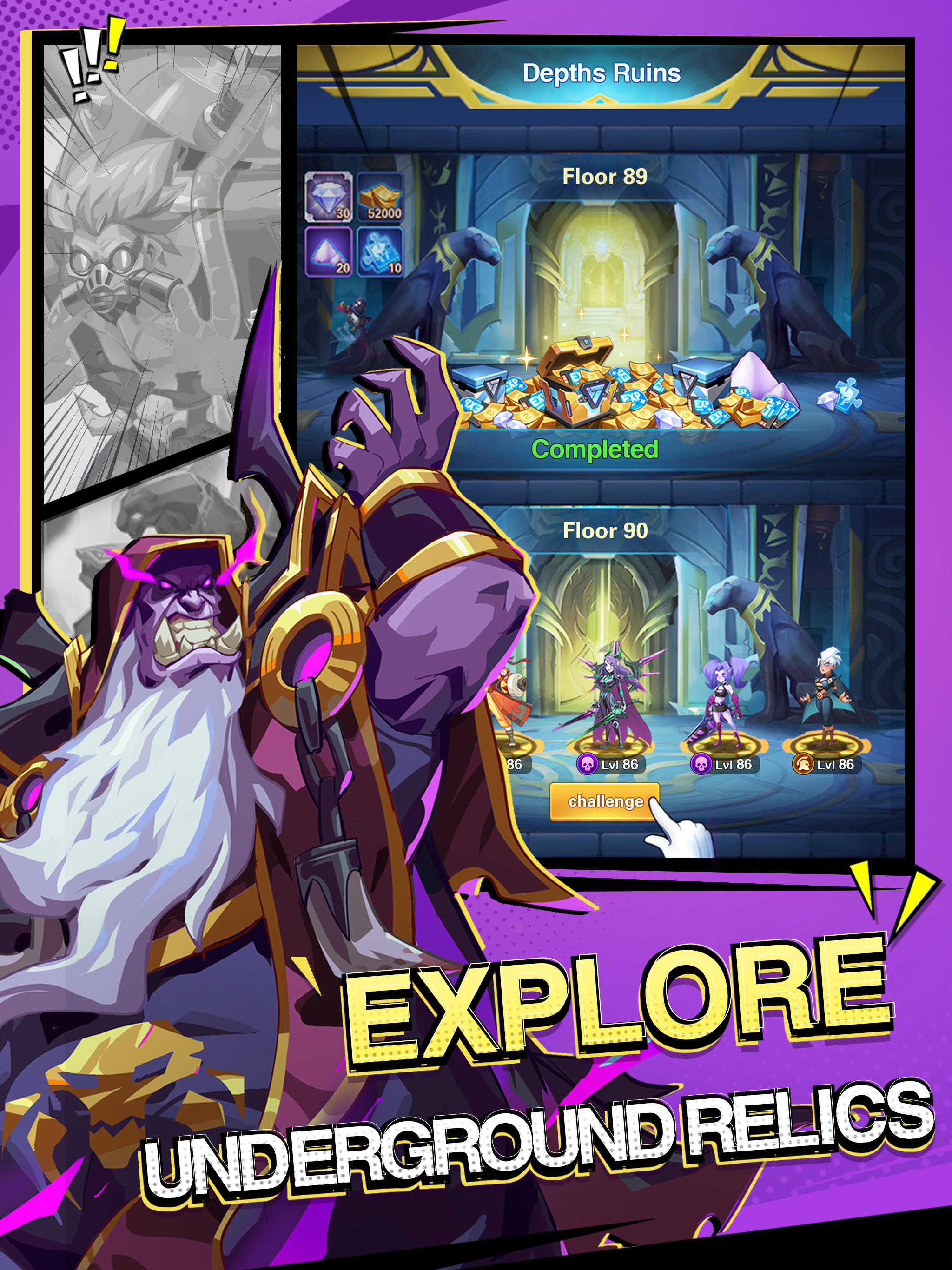 Screenshot of Heroes Bang: Idle RPG Arena