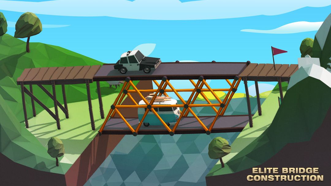Elite Bridge Construction screenshot game