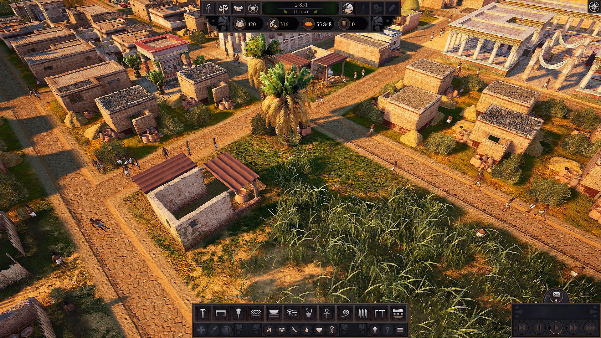 Builders of Egypt: First pyramid screenshot game
