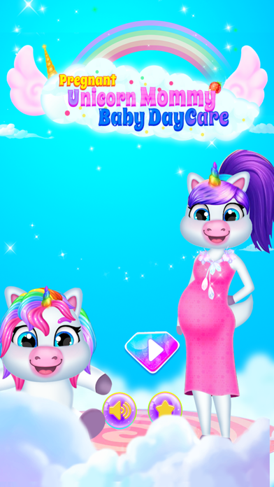 Unicorn Pregnant Mommy Daycare 게임 스크린 샷