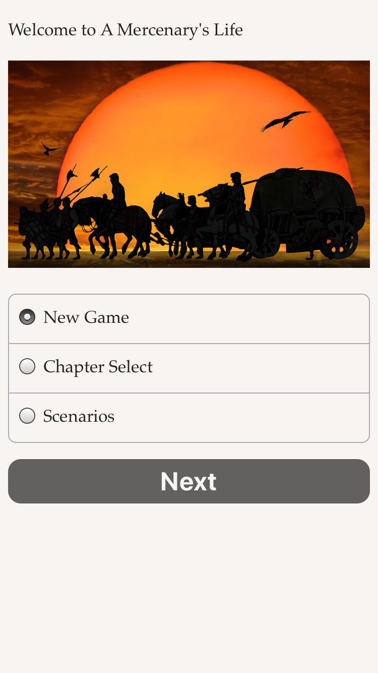 Life of a Mercenary Game Screenshot