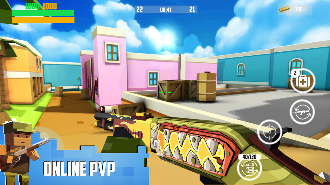 Screenshot of Block Gun 3D: FPS Shooter PvP