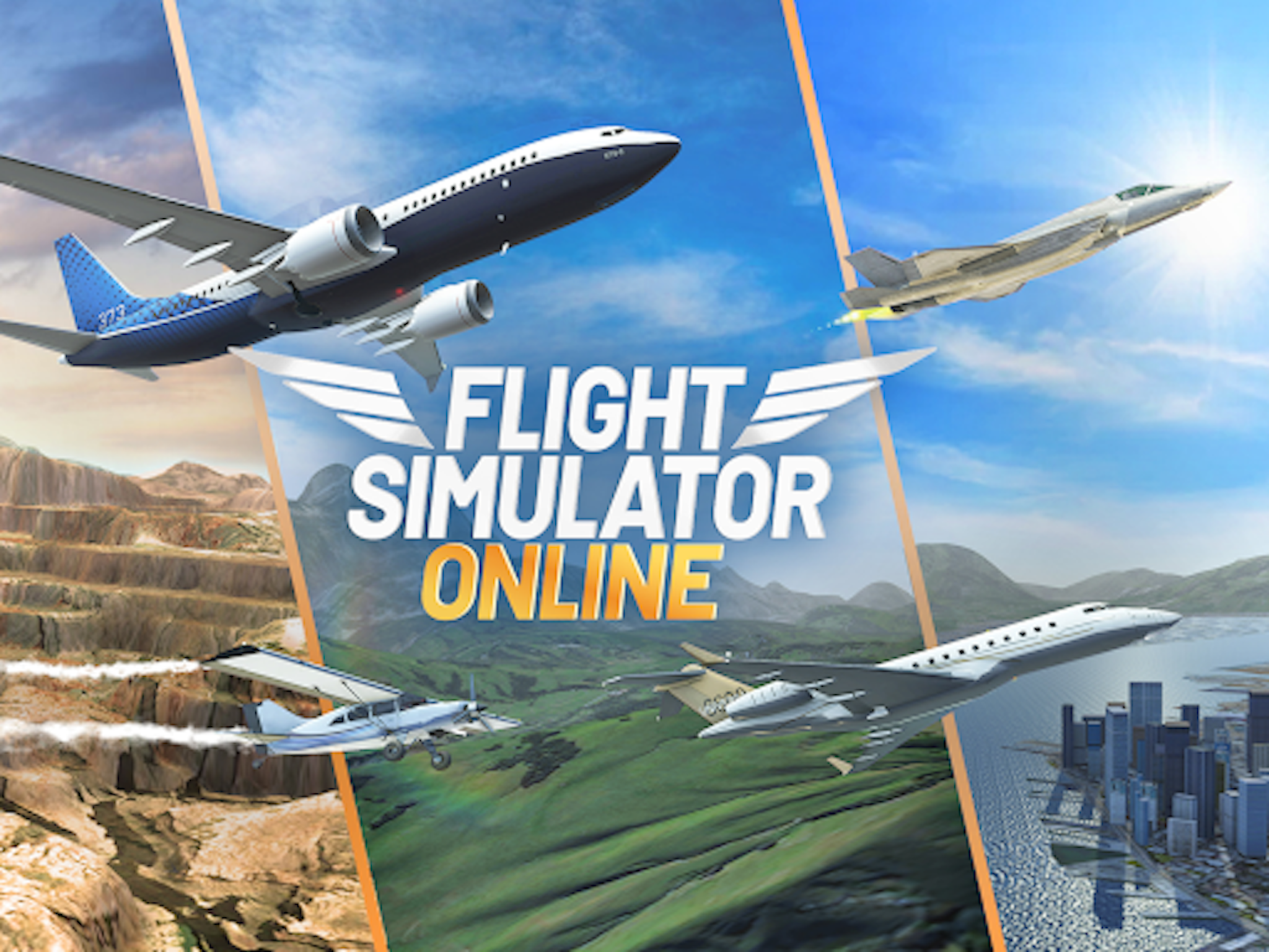Flight Simulator : Plane Game Game Screenshot