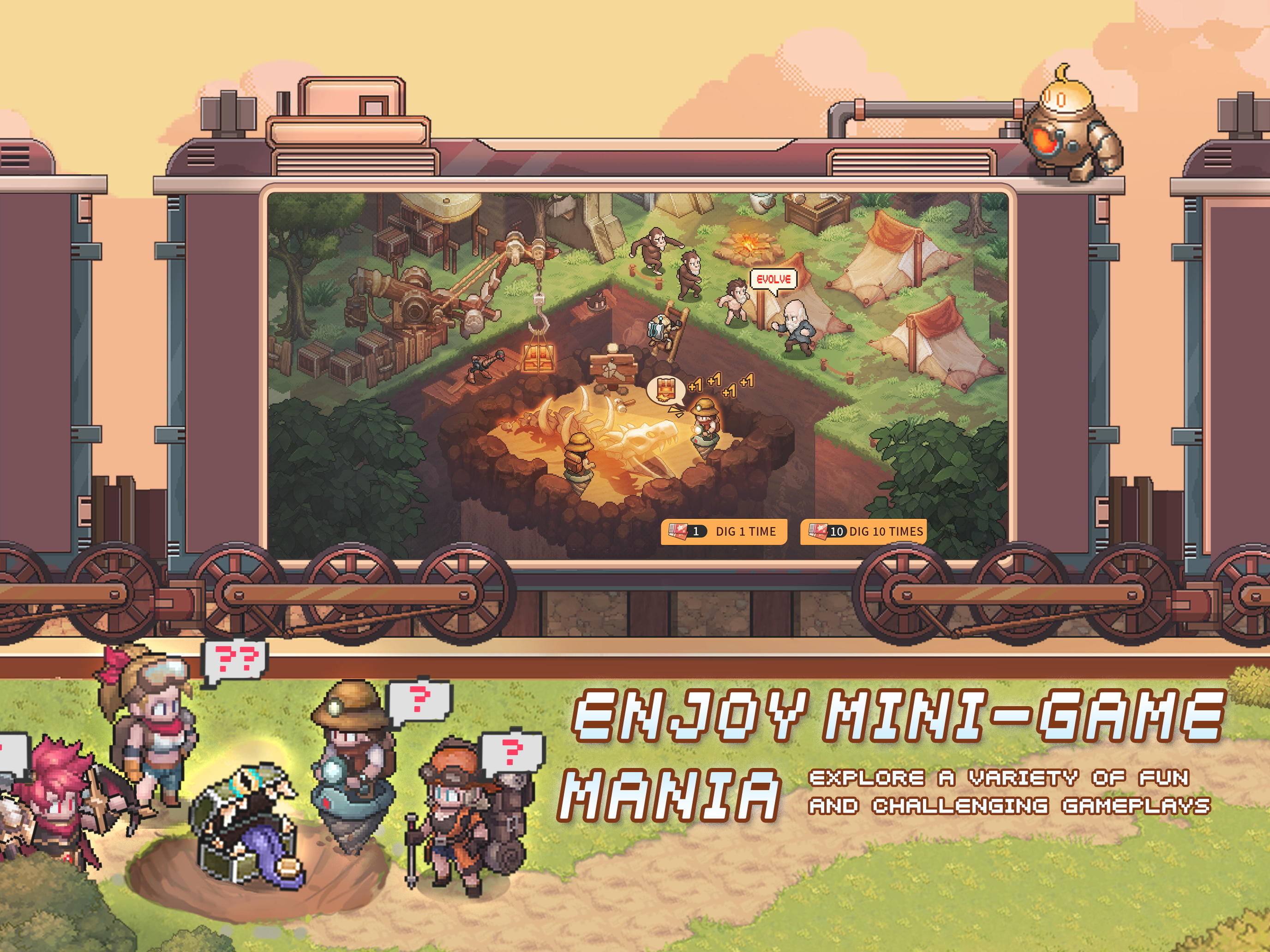 Realms of Pixel: Tech & Magic Game Screenshot