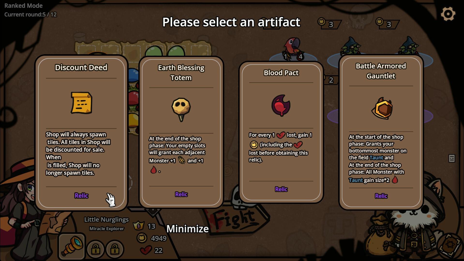 Monster Battles Game Screenshot