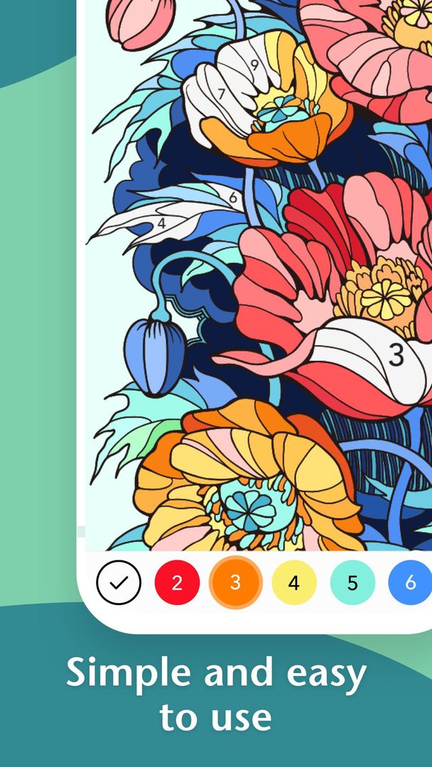 Coloring: Color by Number & Coloring Book 게임 스크린 샷