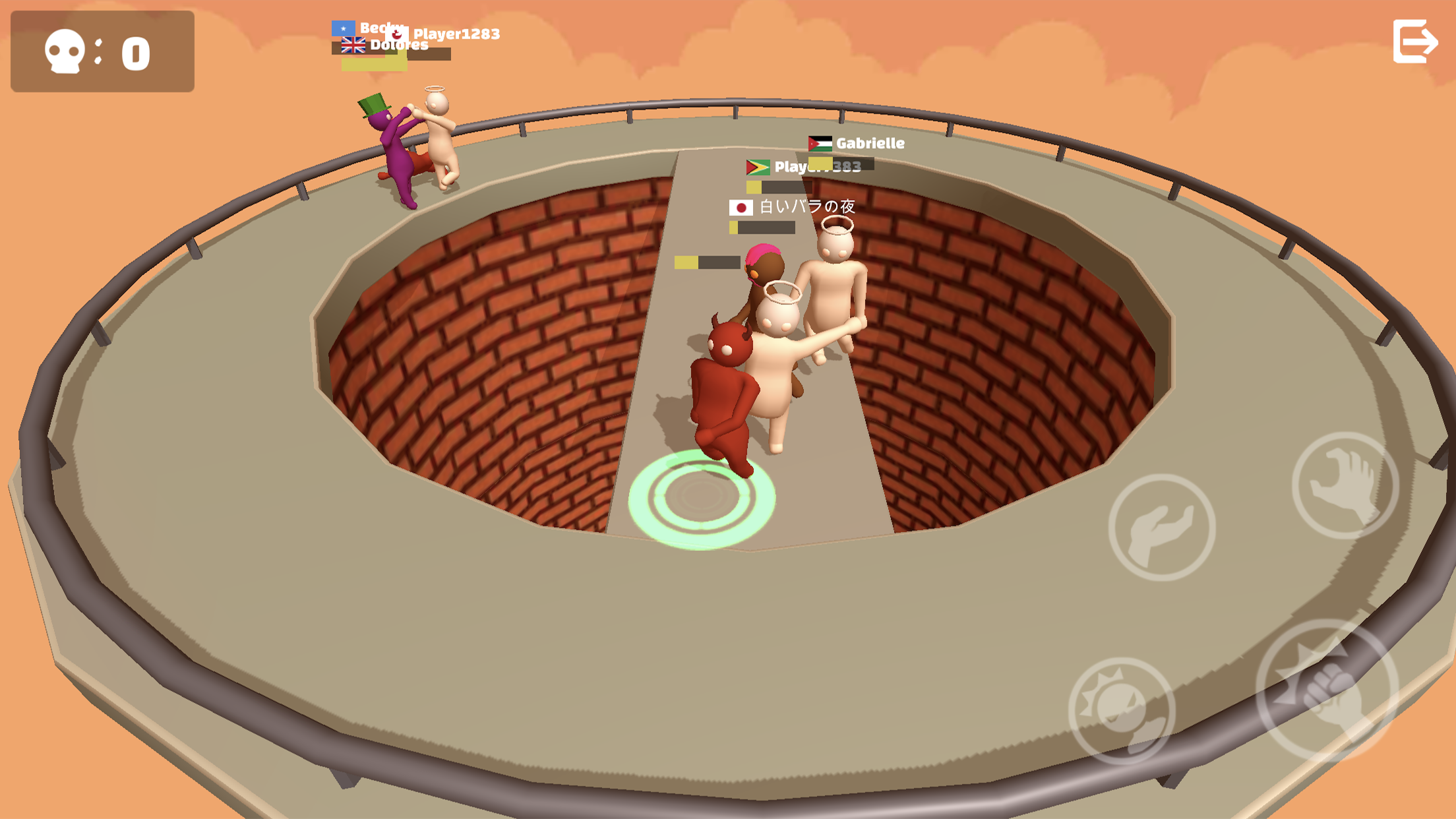 Screenshot 1 of Noodleman.io 2 - Divertenti giochi di combattimento 3.6